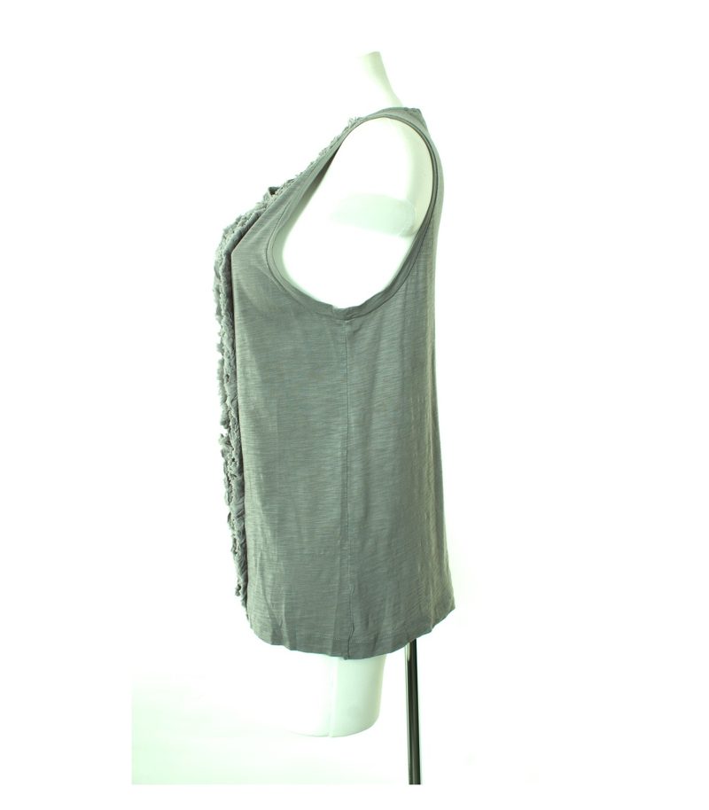 J.CREW Damen Top Shirt Gr. S Grau Baumwolle – Foto 2