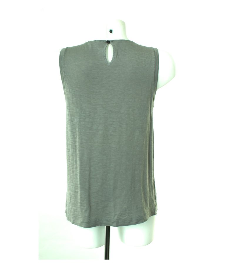 J.CREW Damen Top Shirt Gr. S Grau Baumwolle – Foto 3
