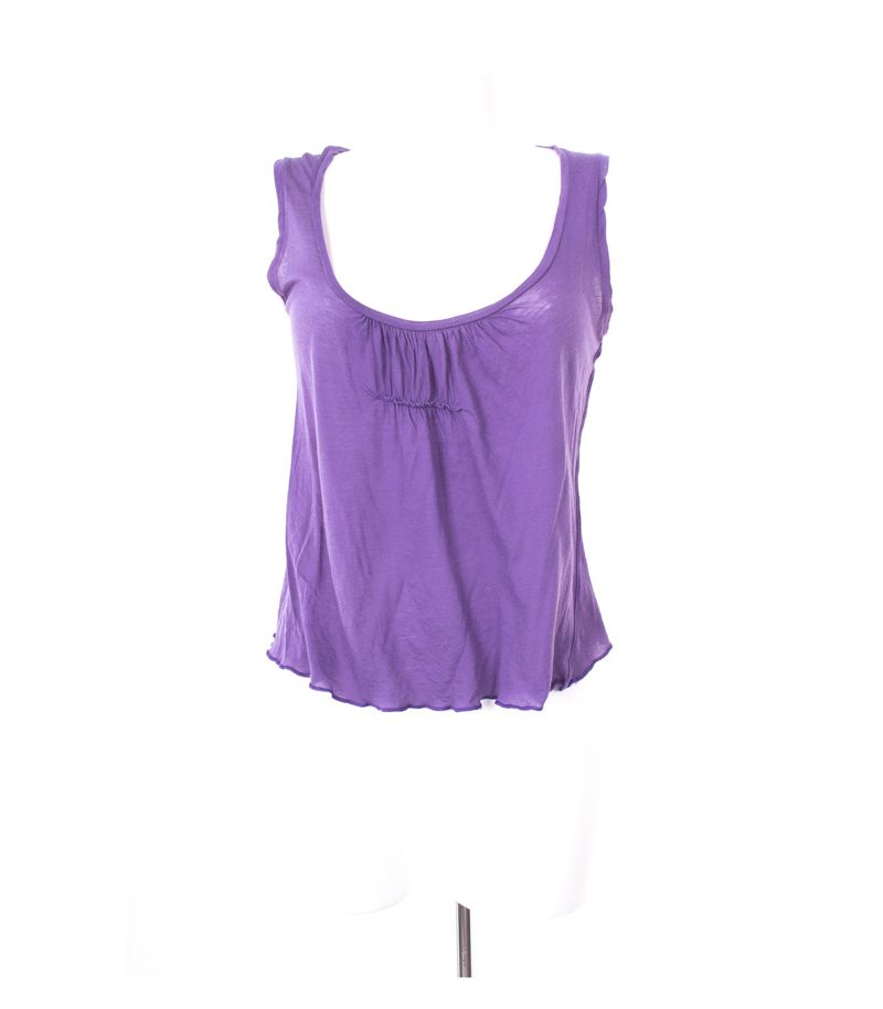 philosophy ALBERTA FERRETTI Damen Top Shirt Gr. M Violett Baumwolle – Foto 1
