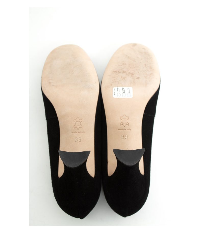 COCOCCIO Damen Pumps Veloursleder Gr. EU 39 Schwarz NEU – Foto 5