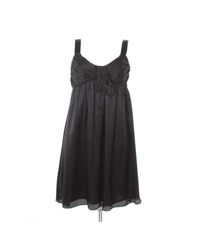 MAX&Co. Damen Kleid Abendkleid Gr. DE 38 Schwarz Seide