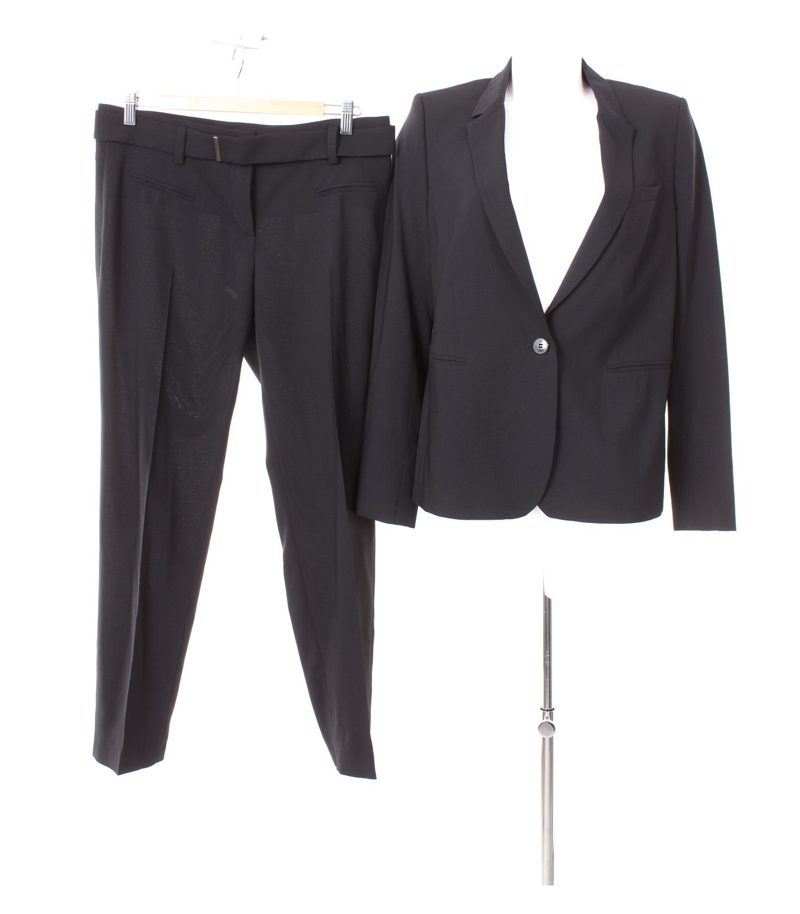 RIANI Damen Hosenanzug Hose Blazer Gr. DE 40 Schwarz Wolle – Foto 1