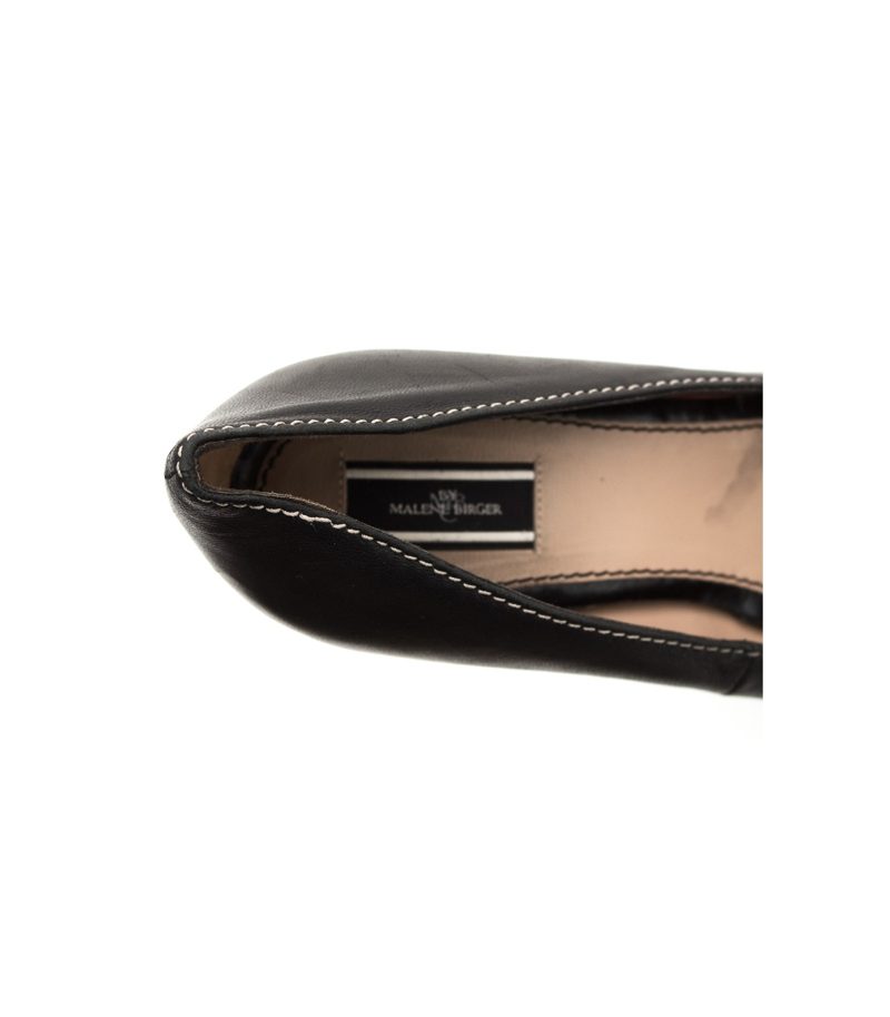 BY MALENE BIRGER Damen Pumps High Heels Gr. EU 40 Schwarz Braun – Foto 4