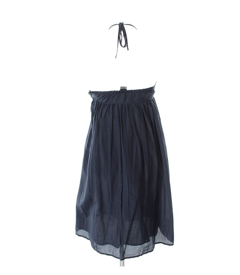 TOMMY HILFIGER Damen Kleid Minikleid Gr. DE 32 Blau Baumwolle Seide – Foto 3