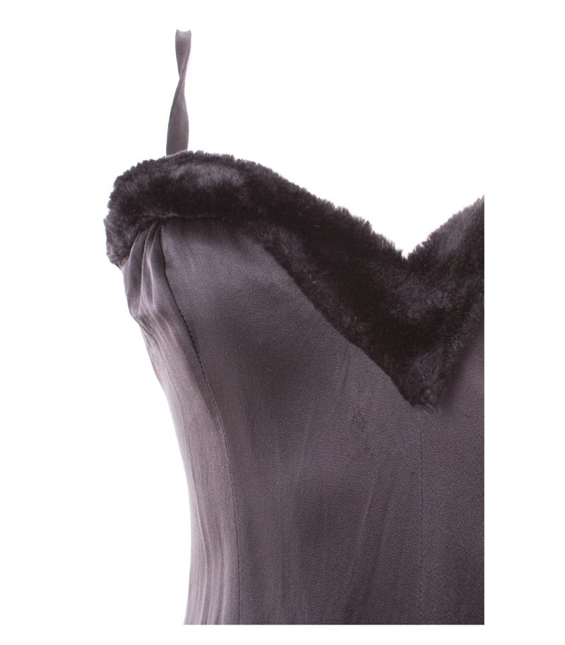 VIRMANI Damen Kleid Abendkleid Gr. DE 34 Schwarz – Foto 2