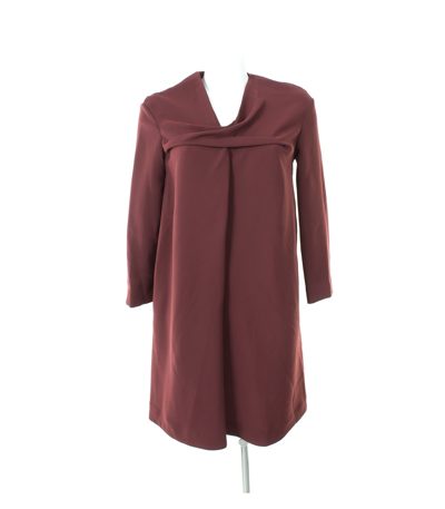 COS Damen Kleid Gr. DE 36 in Weinrot NEU