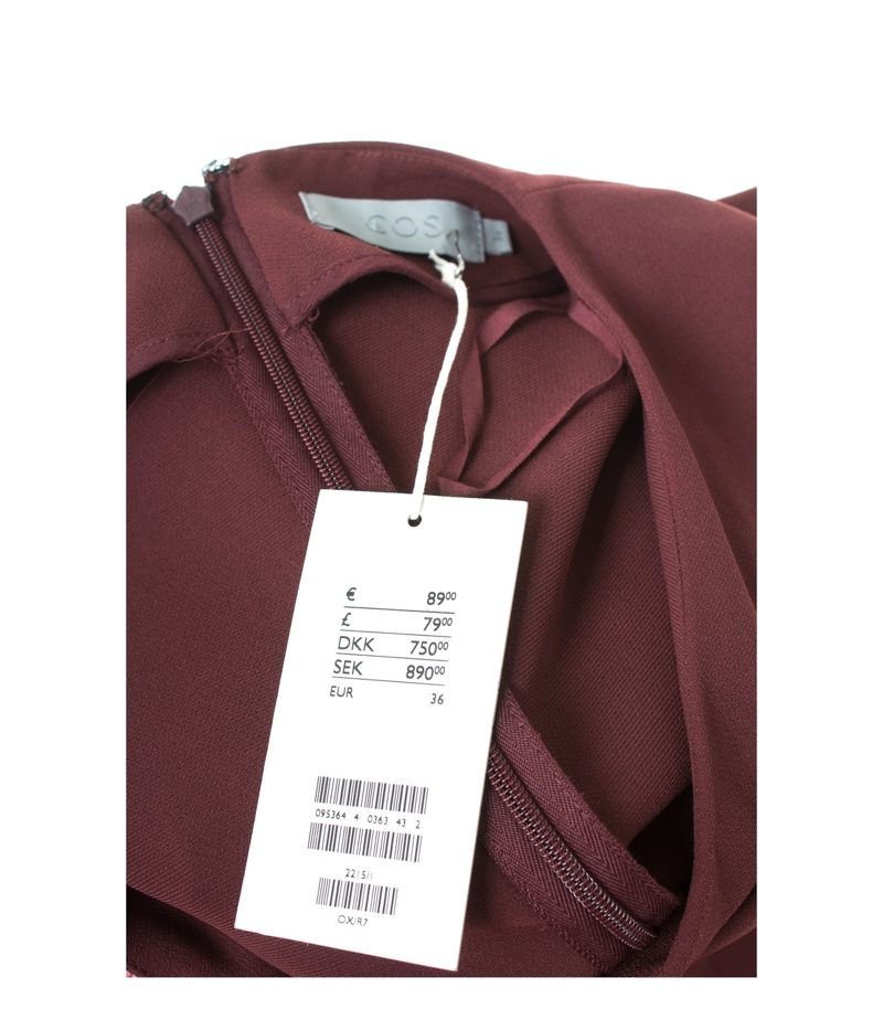 COS Damen Kleid Gr. DE 36 in Weinrot NEU – Foto 3