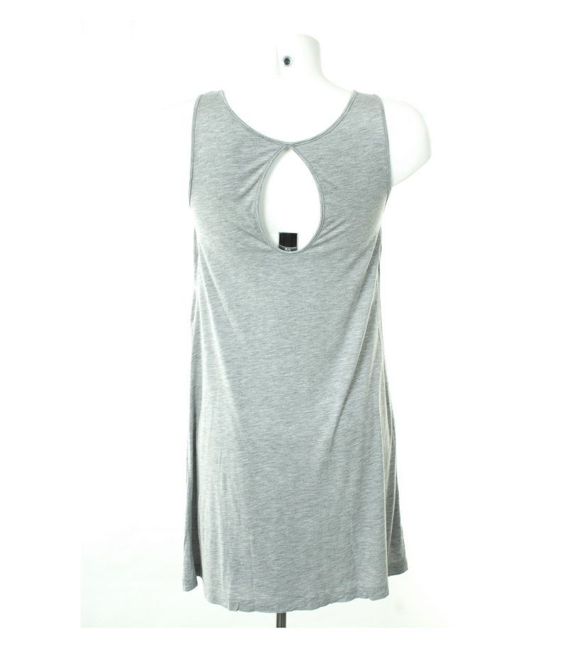 GANT Damen Kleid Freizeitkleid Gr. XS Grau Modal – Foto 3