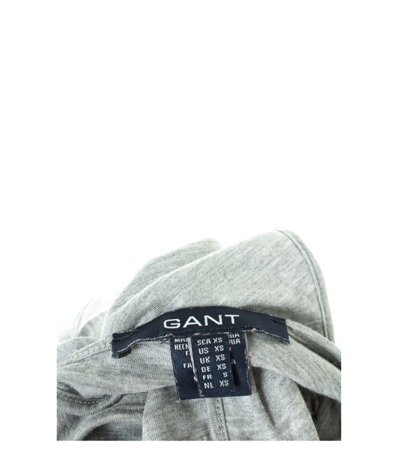 GANT Damen Kleid Freizeitkleid Gr. XS Grau Modal – Foto 4