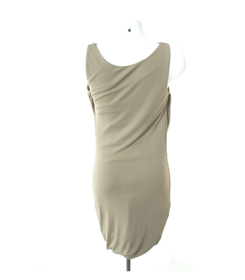 Massimo Dutti Damen Kleid Abendkleid Gr. S Beigegrau NEU – Foto 4