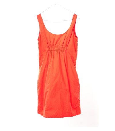 COS Damen Kleid Sommerkleid Gr. DE 36 Rot Baumwolle