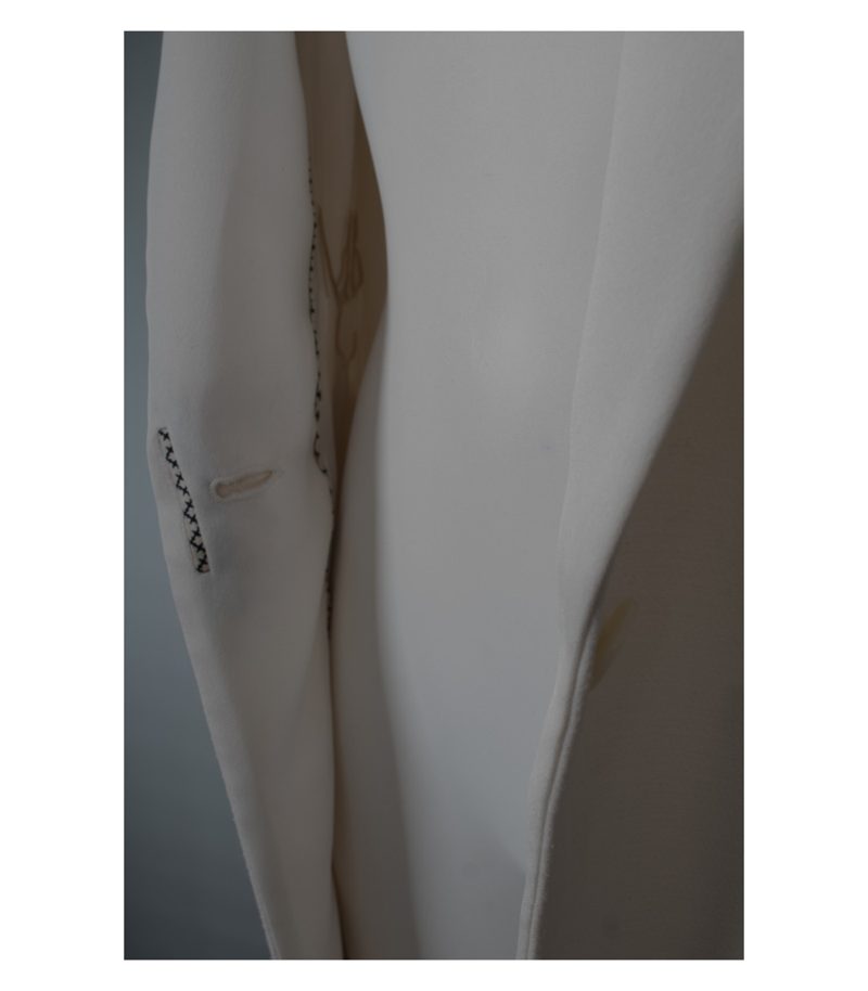 MCB BY MALENE BIRGER Damen Mantel Sommermantel Gr. DE 36 Beigeweiß Viskose – Foto 4