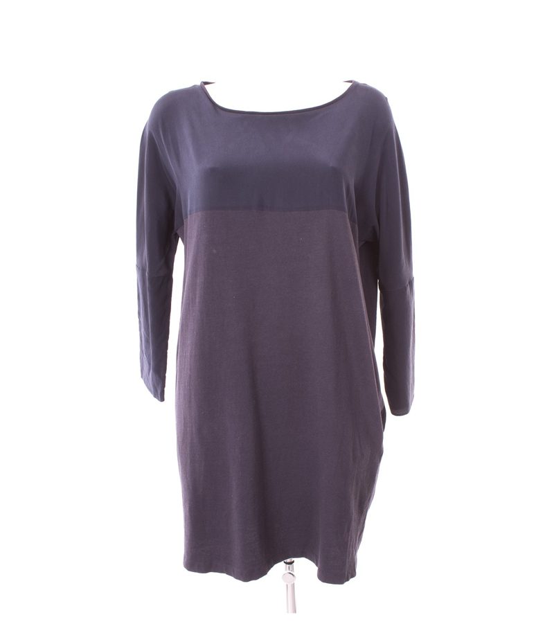 COS Damen Kleid Gr. S Blau Seide Baumwolle – Foto 1