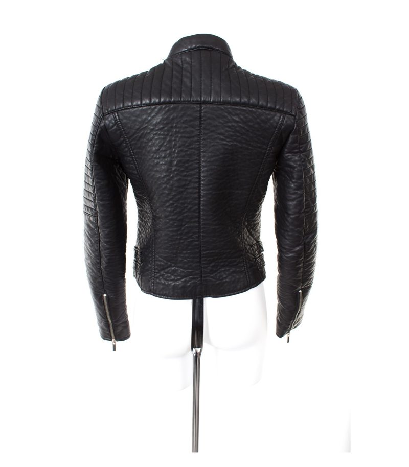 MANGO Damen Jacke Gr. S Schwarz Viskose – Foto 3