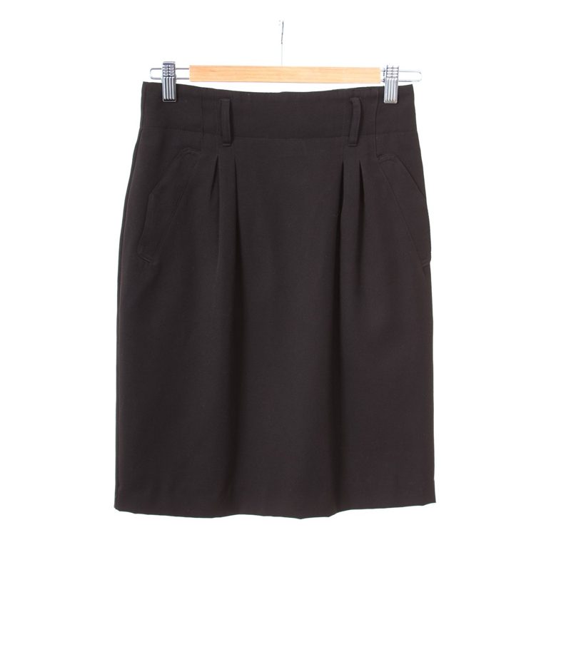 TOP SANDWICH FASHION Damen Rock Gr. DE 36 Schwarz Viskose – Foto 1