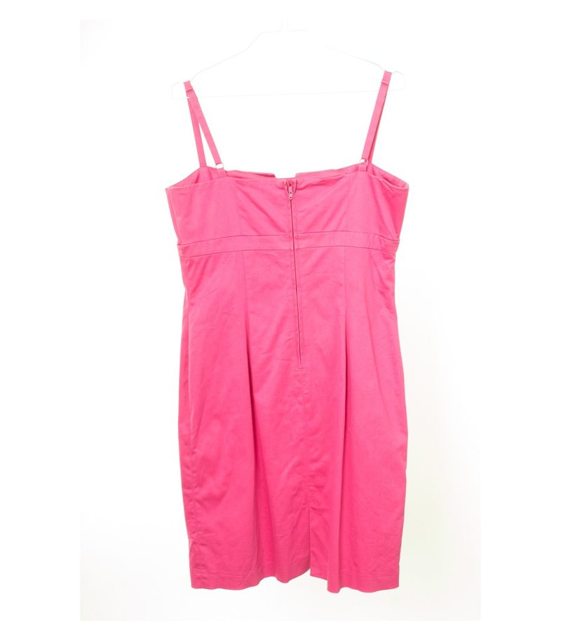 HALLHUBER philosophy Damen Kleid Gr. DE 40 in Telemagenta Baumwolle – Foto 2