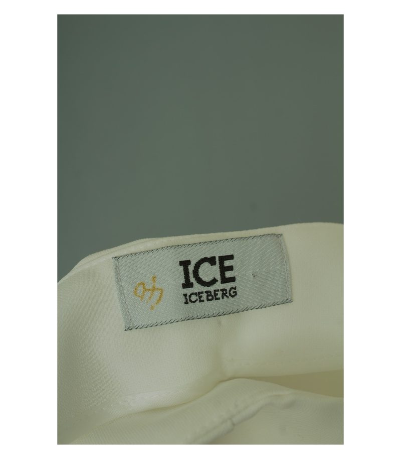 ICEBERG Damen Hose Gr. DE 40 Weiß – Foto 4
