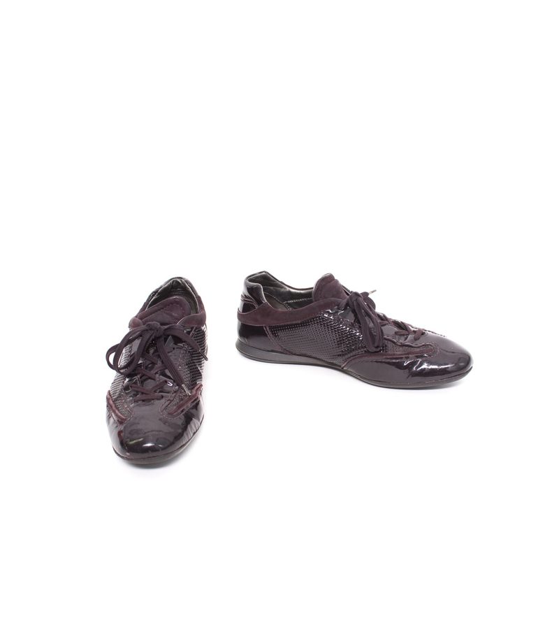 Hogan Damen Sneaker Lackleder Veloursleder Gr. 37 – Foto 1