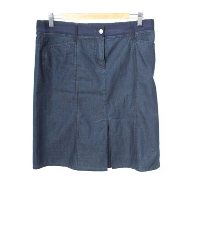 ORWELL Damen Rock Minirock Gr. DE 40 Blau Baumwolle
