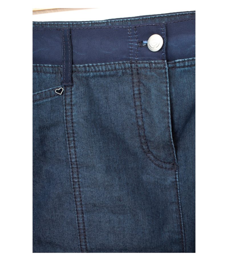 ORWELL Damen Rock Minirock Gr. DE 40 Blau Baumwolle – Foto 2