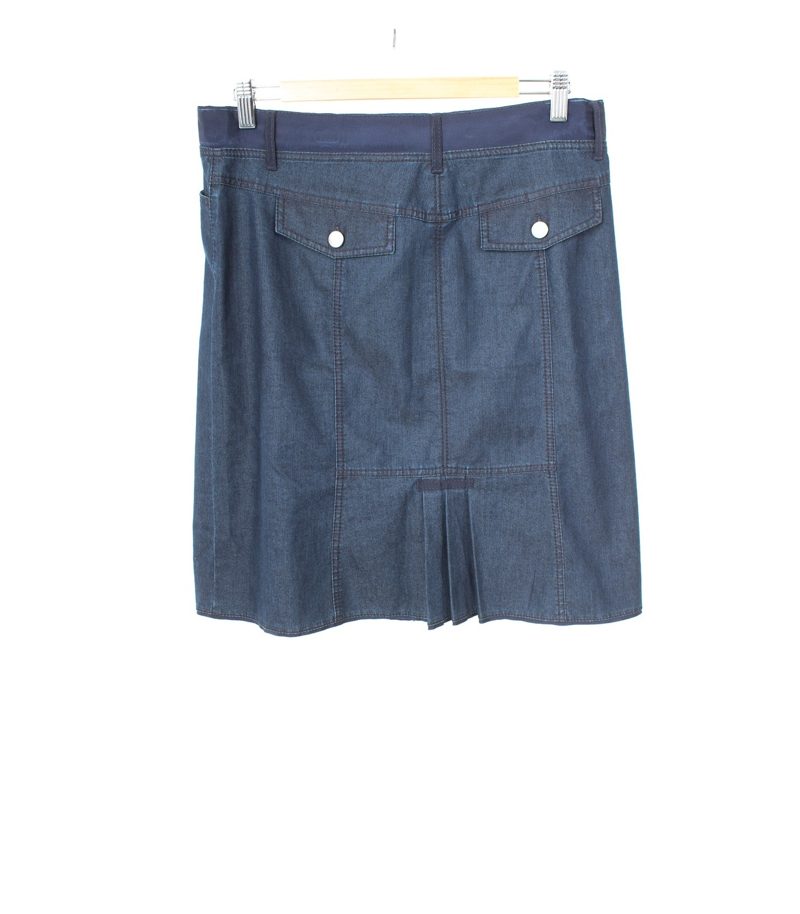 ORWELL Damen Rock Minirock Gr. DE 40 Blau Baumwolle – Foto 3