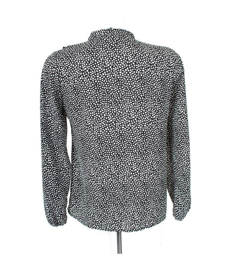 ANGELA DAVIS Damen Bluse Shirt Gr. DE 38 Schwarz/Weiß – Foto 3