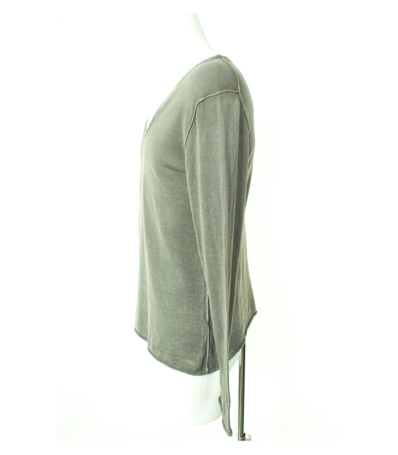 Marc O'Polo ORGANIC Langarmshirt Shirt Freizeitshirt Baumwolle Herren Gr. XL Grau – Foto 2
