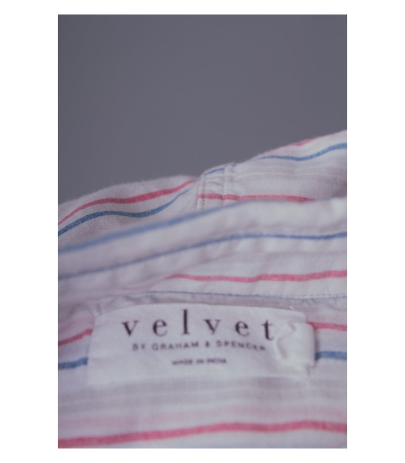 velvet BY GRAHAM & SPENCER Damen Bluse Shirt Gr. S Mehrfarbig Baumwolle – Foto 4