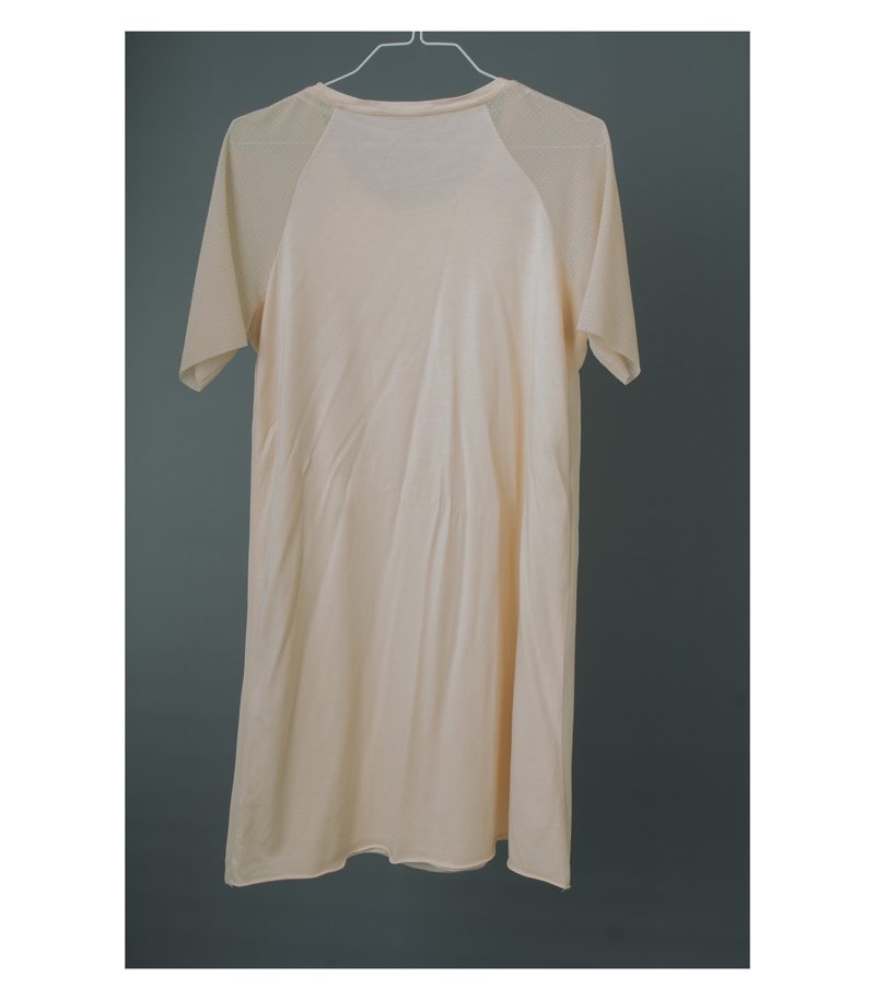 COS Damen Kleid Sommerkleid Gr. XS Beigerosa Baumwolle Viskose – Foto 2