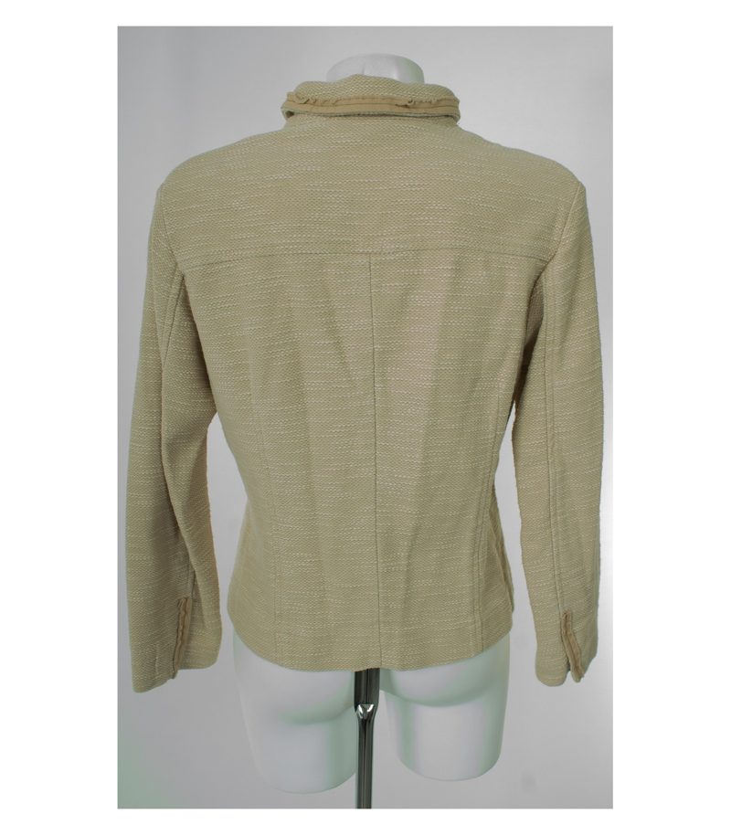 SCHUMACHER Damen Blazer Gr. DE 40 Beige Baumwolle – Foto 3