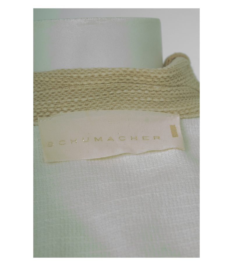 SCHUMACHER Damen Blazer Gr. DE 40 Beige Baumwolle – Foto 6