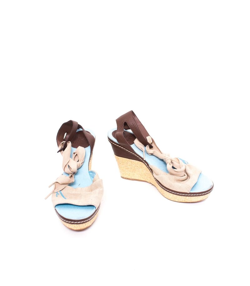 SANSIBAR Damen Sandaletten High Heels Pumps Gr. EU 40 Mehrfarbig – Foto 1