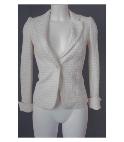 REISS Damen Blazer Gr. XS in Perlweiß