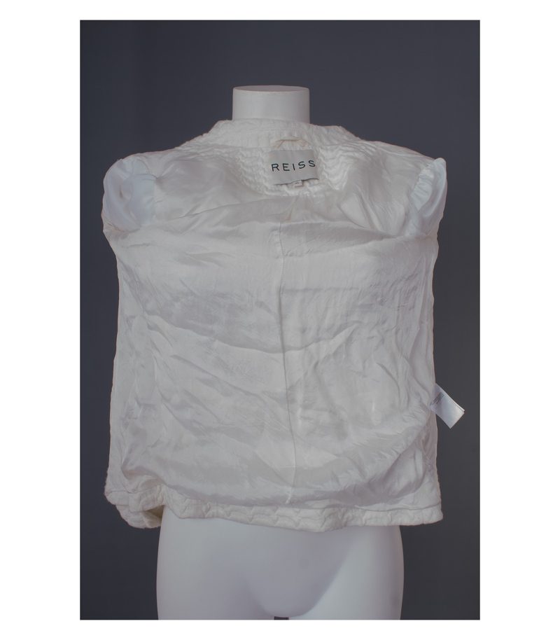 REISS Damen Blazer Gr. XS in Perlweiß – Foto 4
