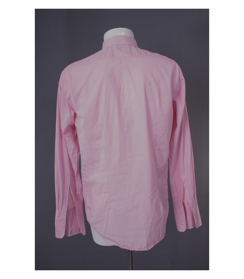 Reiser Manufaktur Herren Hemd Klassische Shirt Gr. L Rosa/Weiß – Foto 3