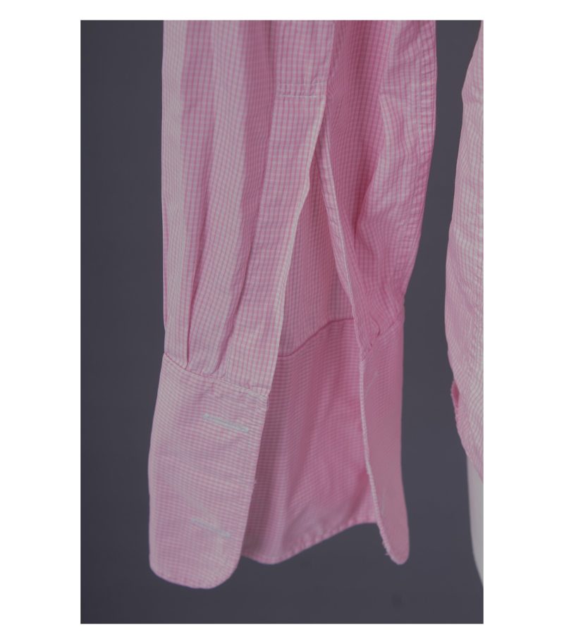 Reiser Manufaktur Herren Hemd Klassische Shirt Gr. L Rosa/Weiß – Foto 4