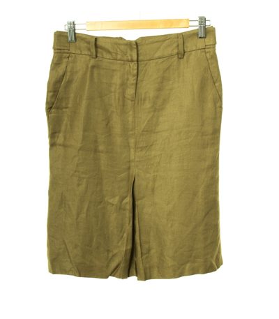 Massimo Dutti Damen Rock Gr. DE 36 Khaki
