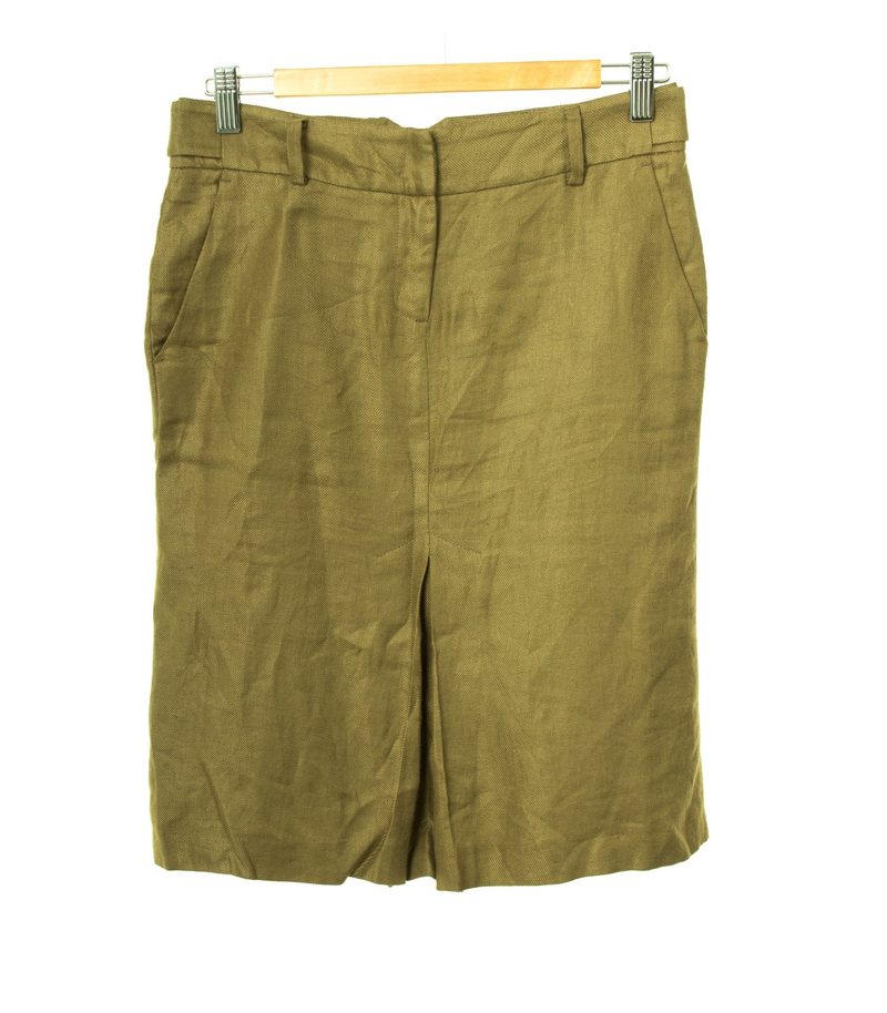 Massimo Dutti Damen Rock Gr. DE 36 Khaki – Foto 1