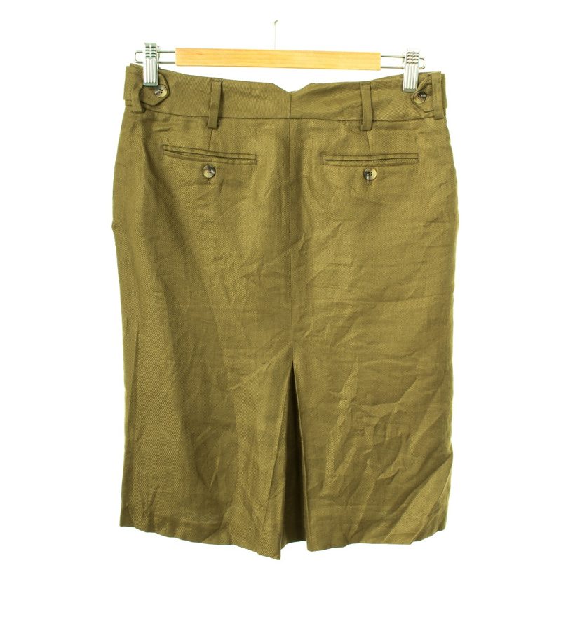 Massimo Dutti Damen Rock Gr. DE 36 Khaki – Foto 2