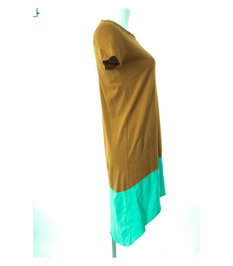 COS Damen Kleid Sommerkleid Gr. XS Braun baumwolle – Foto 4