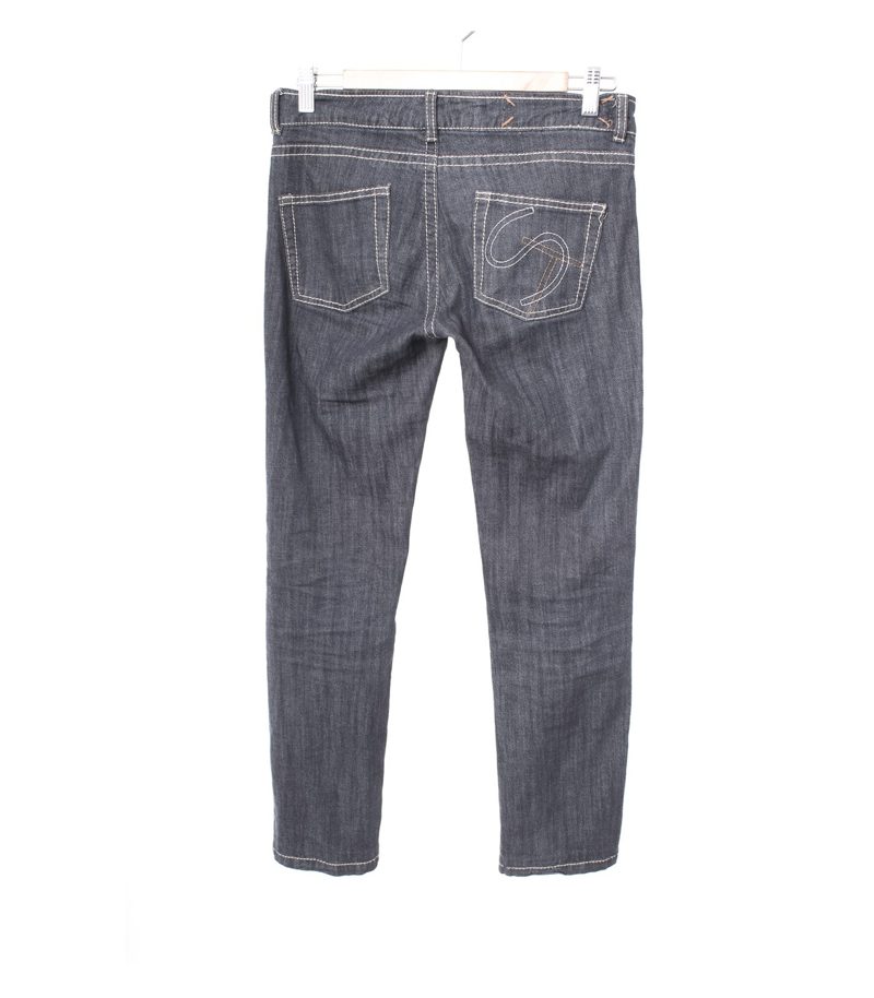 STEFANEL Damen Jeans Hose Gr. DE 38 Blaugrau – Foto 2