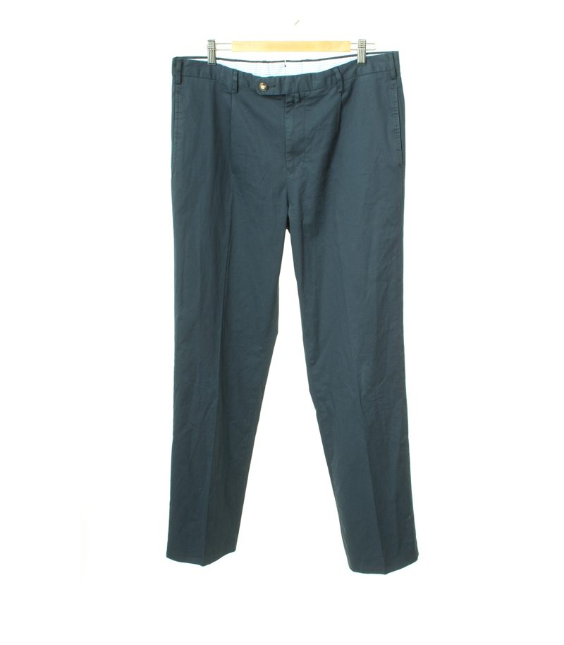 Faconnable Herren Hose Gr. 36R/56 Blau Baumwolle – Foto 1