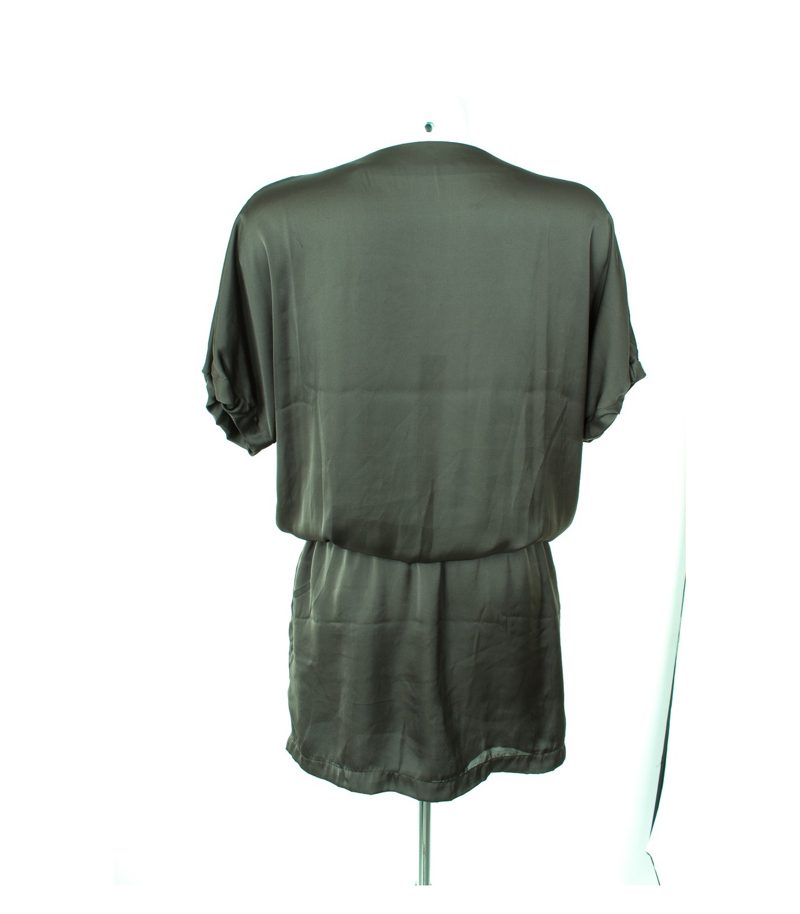 HALLHUBER Damen Kleid Sommerkleid Gr. DE 36 in Schwarzoliv – Foto 3