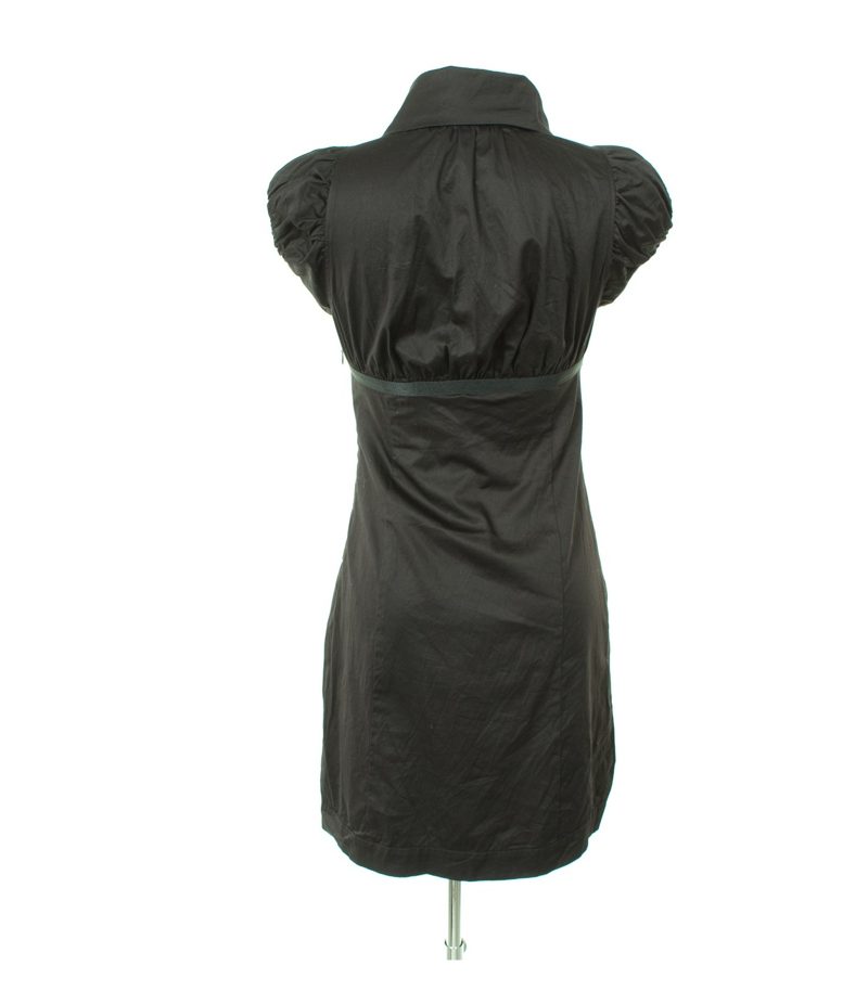 LIU.JO Damen Kleid Minikleid Gr. DE 34 Schwarz Baumwolle – Foto 3