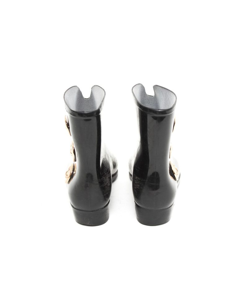 VIVIENNE WESTWOOD ANGLOMANIA + MELISSA Damen Stiefeletten Gr. 35 Kautschuk – Foto 3