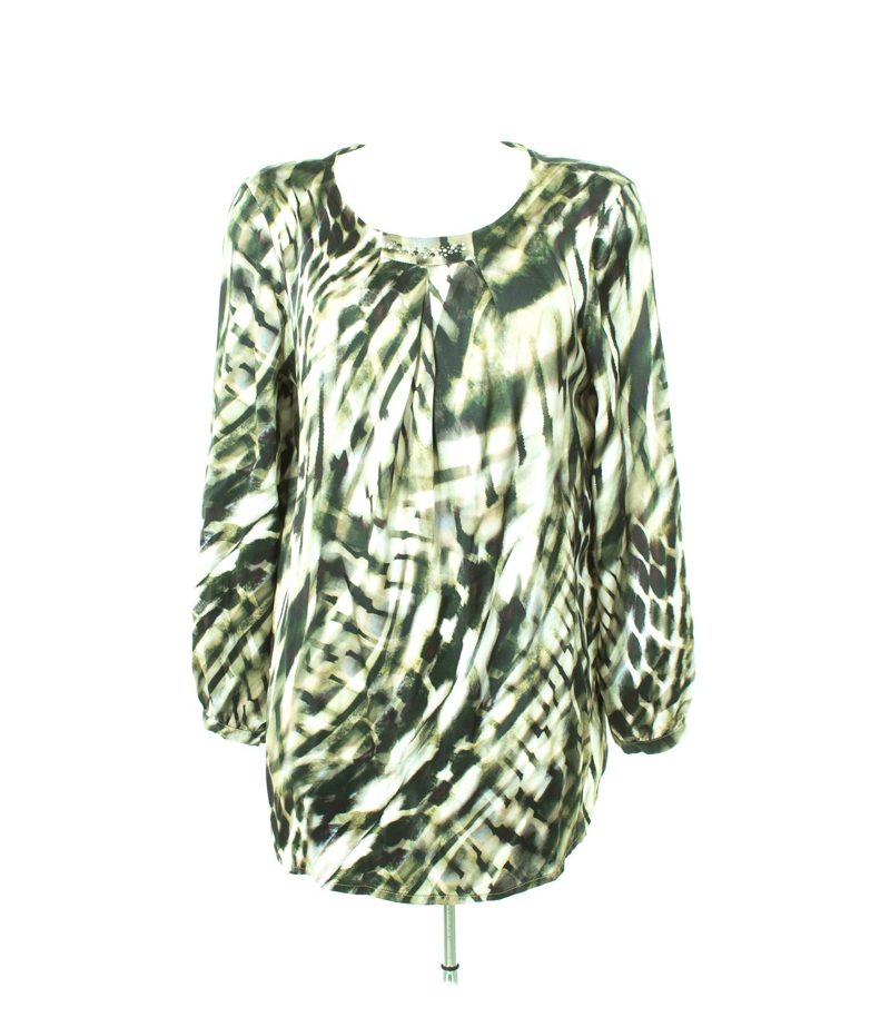 avantgarde Damen Bluse Shirt Dr. DE 42 Mehrfarbig – Foto 1