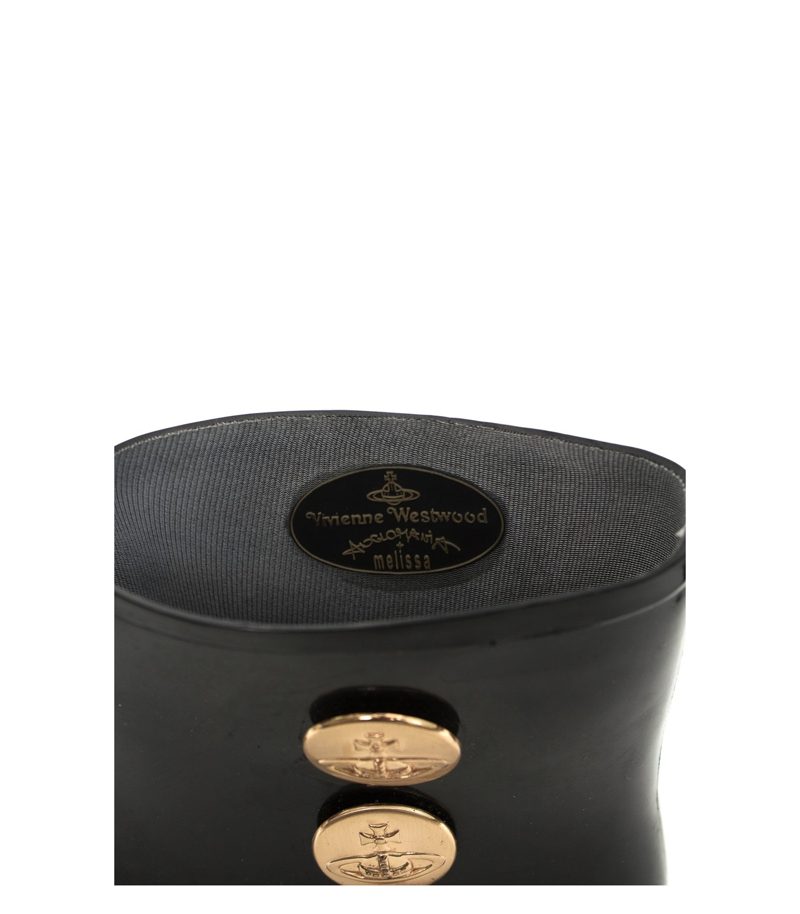 VIVIENNE WESTWOOD ANGLOMANIA + MELISSA Damen Stiefeletten Gr. 35 Kautschuk – Foto 4