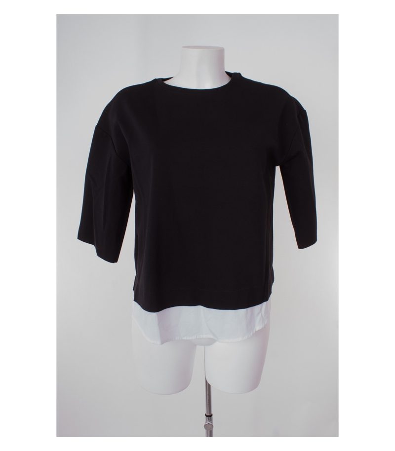 MANGO Damen CASUAL Langarmshirt Longsleeve 3/4 Arm-Shirt Shirt Gr. S Baumwolle – Foto 1