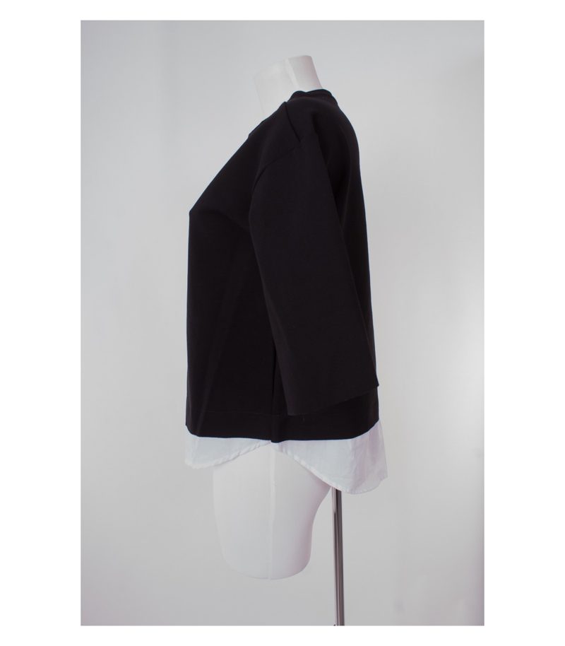 MANGO Damen CASUAL Langarmshirt Longsleeve 3/4 Arm-Shirt Shirt Gr. S Baumwolle – Foto 2
