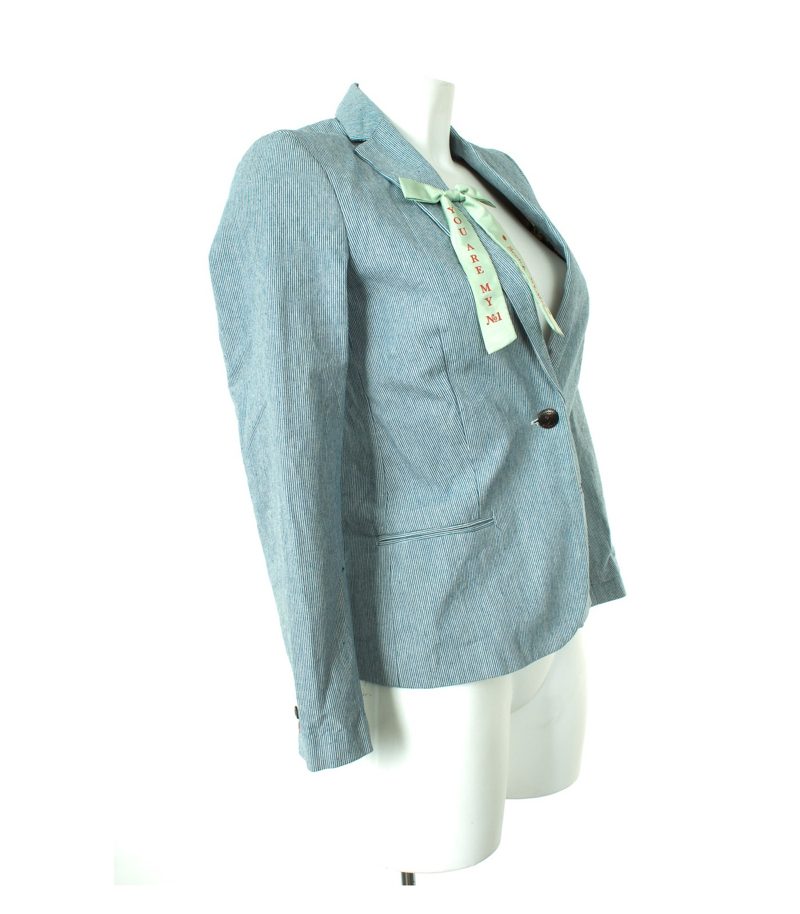 SCOTCH R'BELLE Mädchen Blazer Blau/Weiß Gr. 14 Jahre Baumwolle – Foto 3